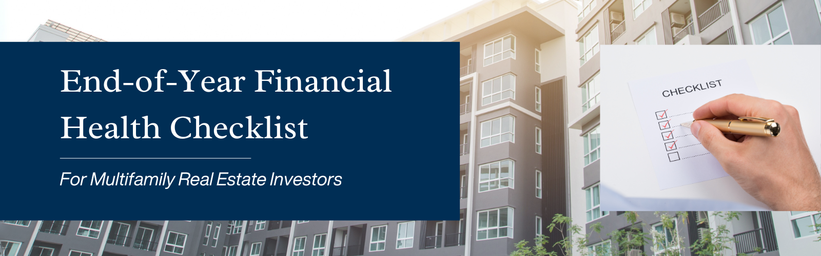 End of Year Financial Health Checklist 